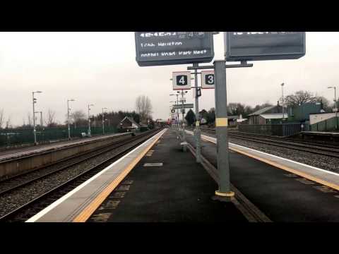 Irish Rail 7-car ICR 22000 DMU passes Hazelhatch for Heuston (19/2/17)