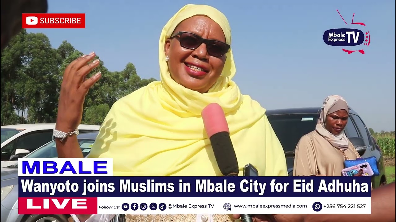 Minister Lydia Wanyoto Mutende joins Muslims for Eid Adhuha 