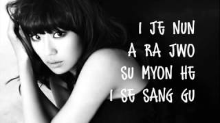 I chosee to love you- SISTAR (HyoRin) lycris