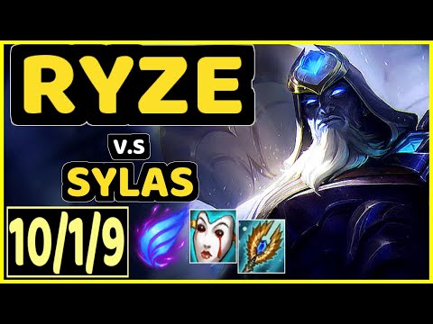 XIOH (RYZE) vs SYLAS - 10/1/9 KDA MID CHALLENGER GAMEPLAY - EUW