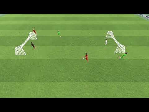 Torschussspiel - Mitnahme-Torschuss-Rundlauf