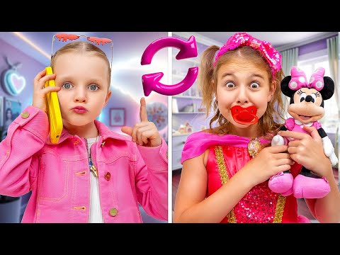 Sisters Change Roles for One Day & More Funny Kids Stories by Vania Mania Kids