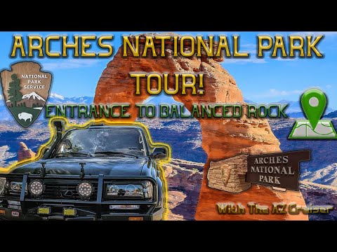 🏞️ Arches National Park, Utah - Scenic Drive - 4K - POV - Virtual Tour