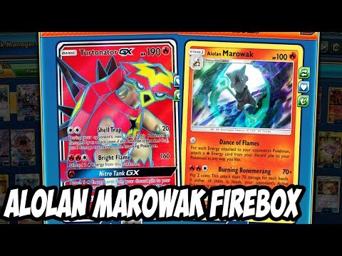 Alolan Marowak Firebox Deck! w/ Silvally GX Support! Underrated! PTCGO