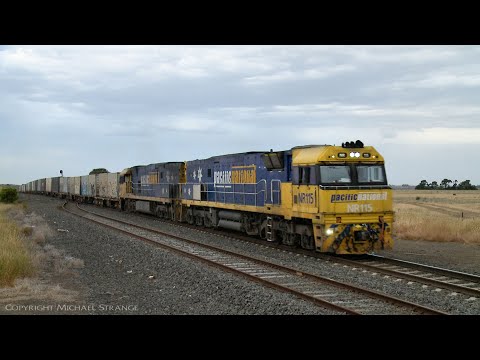 Intermodal Container Freight Train 6MA5 (7/12/2018) - PoathTV Australian Railways