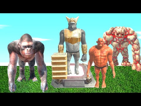 HOW MANY GHOR TO DEFEAT GORO + GOLEM + HILL GIANT?  ANIMAL REVOLT BATTLE SIMULATOR