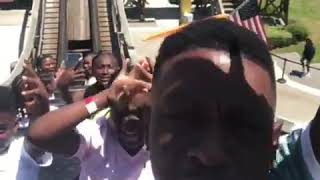 Lil Boosie 👑 having fun with his kids on roller coaster ride (must see)