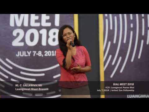 Nl. C.Lallawmkimi - KṬP Luangmual West Branch (Bial Meet 2018)