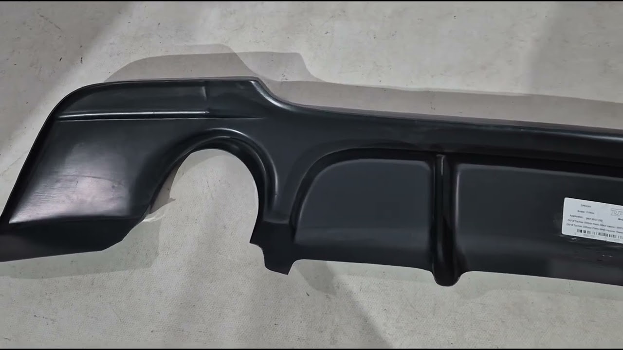 Диффузор заднего бампера DPT (для E92 M-Sport, Черный Глянец) Video 1