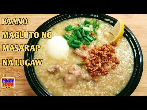 LUGAW RECIPE | PAANO MAGLUTO NG MASARAP NA LUGAW | PANLASANG PINOY