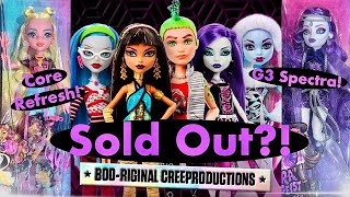 🎀💀MONSTER HIGH💀🎀| 2024 NEWS❗️| SERIES 2 Creeproductions SOLD OUT, G3 Monster Fest & MORE!!🔥🍵