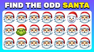 Find the ODD Emoji Out - CHRISTMAS Emoji Challenge! 🎅🎄⛄️ 35 Levels Quiz