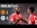Manchester United 2 0 Leicester 17 18 Premier League Highlights Manchester United