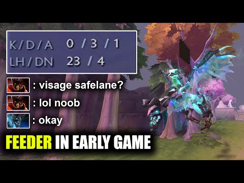 Tactical Feeding - Visage Turns Into Good Carry in Mid Game | Dota 2