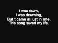 Simple Plan - This Song Saved My Life Lyrics 