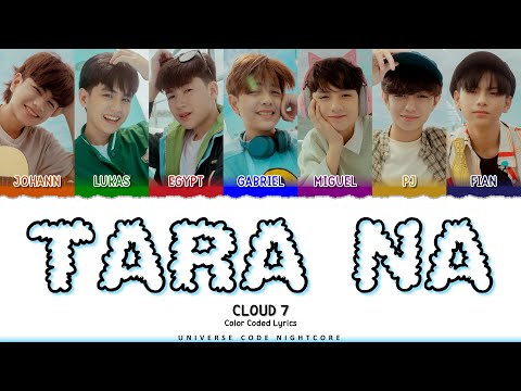 CLOUD 7 - 'TARA NA' (Color Coded Lyrics)
