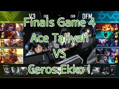 V3(viviD レオナ) VS DFM(Ceros エコー) Final G4 - LJL 2019 Summer Split Finals