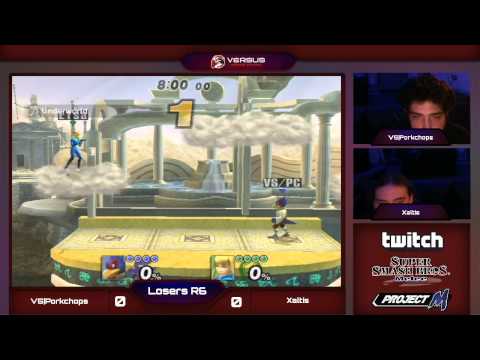 VS Weekly 5/28/14 - Losers R6 - VS|Porkchops (Falco) vs Xaltis (ZSS) - Project M