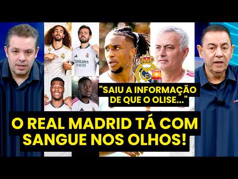 REAL MADRID INSANO??? “Cara, SAIU A INFORMAÇÃO de que o OLISE já…” OLHA o que PROVOCOU DEBATE!