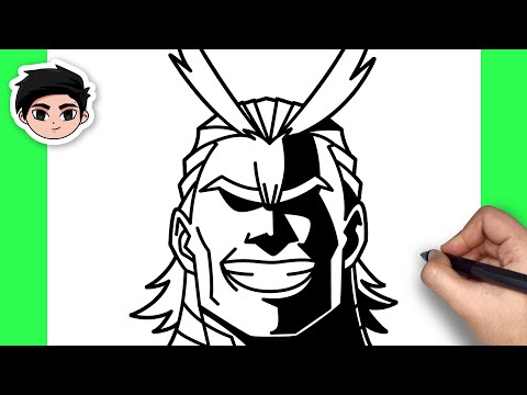 How To Draw All Might | My Hero Academia - Easy Step By Step