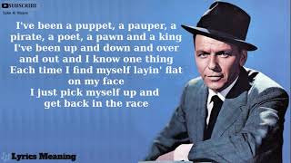 Frank Sinatra - That&#39;s Life | Lyrics Meaning