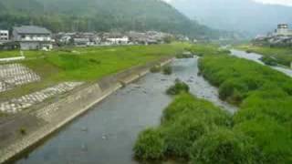 preview picture of video '加都橋から撮る円山川　Maruyama river to take from Katsu Bridge'
