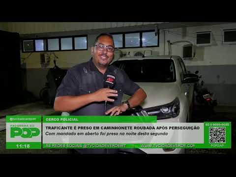Traficante é preso em caminhonete roubada após perseguição na MT 010