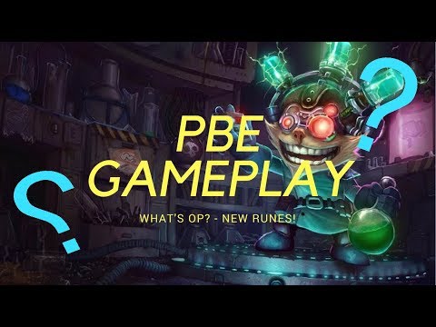 LOL SEASON 8 PBE  - URGOT OP