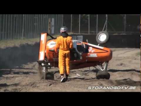 Rallycross Valkenswaard rollover crash