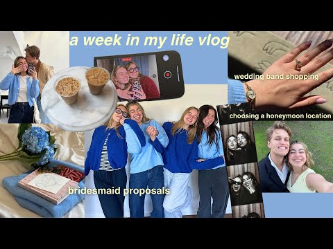 a week in my life as a 24 year old planning a wedding