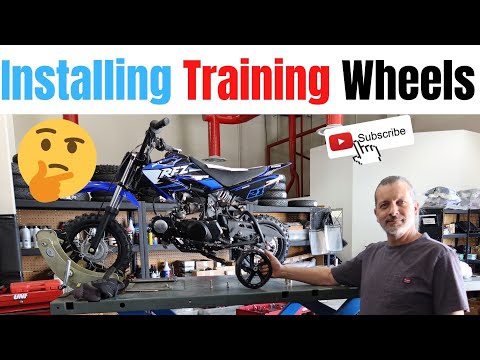 Apollo RFZ 70cc Dirt Bike Training Wheel Installation