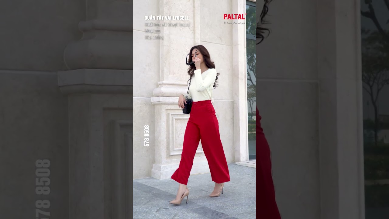 Quần dài form suông chất LYOCELL QD 578p 8508