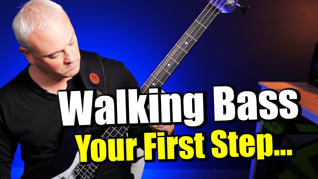 The RIGHT Way To Start Walking Bass (NO Theory Needed)