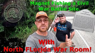 Magnet Fishing old Gun Dumping Site and a Civil War Battle Site.