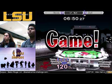 LUST 24 Melee Singles LF - Espeon (Fox) vs Magi (Falco)