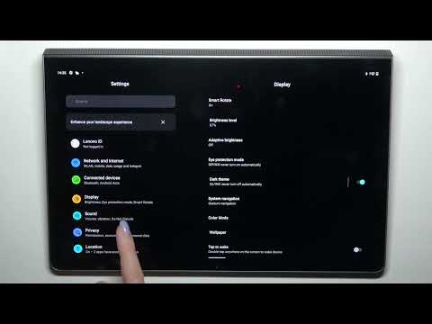 How to Change the Screen Timeout Value on a LENOVO Yoga Tab 11