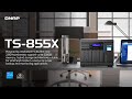 TS-855X: Powered by Intel Atom C5125 8-core processor, support up to 128GB memory for hybrid storage