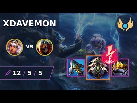 [ xDavemon ] Qiyana MID vs Zed | NA CHALLENGER | LOL Season 2024
