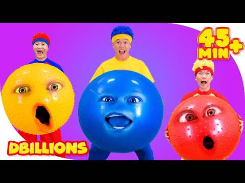 Taka Dance with Balloons! | Mega Compilation | D Billions Kids Songs