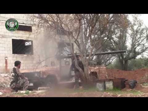 اشتباكات بين عناصر لواء الفرقان وقوات النظام على حاجز السلام في خان شيخون في ريف إدلب