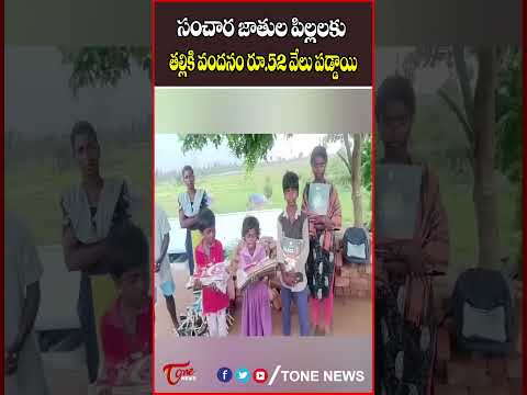 సంచార జాతుల పిల్లలకు తల్లికి వందనం#thallikivandanam #naralokesh #apnews #chandrababunaidu #tonenews