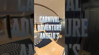 Carnival Adventure Angelo's Deck 6 #carnival #carnivaladventure #angelos #carnivalcruiseline