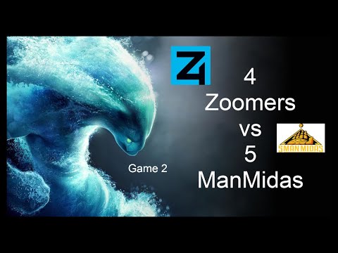 4 zoomers vs 5manmidas  - game 2 - #Dota 2 DPC WINTER 21 LEAGUE