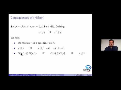 Charla invitada - Umberto Rivieccio - (Fragments of) quasi-Nelson