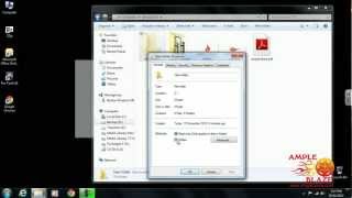 How to Hide / Unhide Folder or file using Microsoft Windows 7
