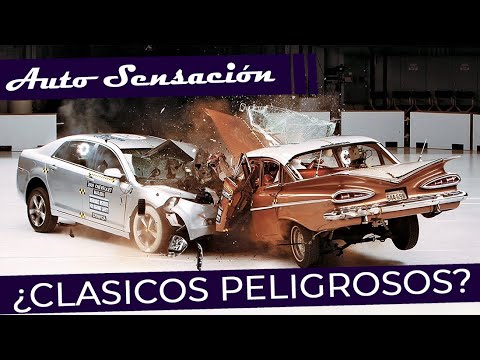 ¿SON INSEGUROS LOS COCHE ANTIGUOS?.Pruebas de coche/crash test