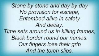 17687 Peter Hammill - Dropping The Torch Lyrics