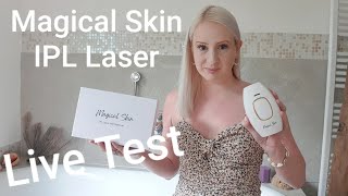Live Test | Magical Skin IPL Laser | Laser zur Haarentfernung | Unboxing und Live Test