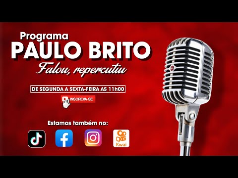 Programa Paulo Brito ( Birigui-São Paulo-Brasil ) 28/11/2025.