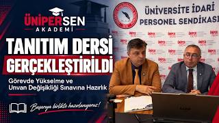 ÜNİPERSEN AKADEMİ’DE İLK ADIM: TANITIM DERSİMİZİ GERÇEKLEŞTİRDİK